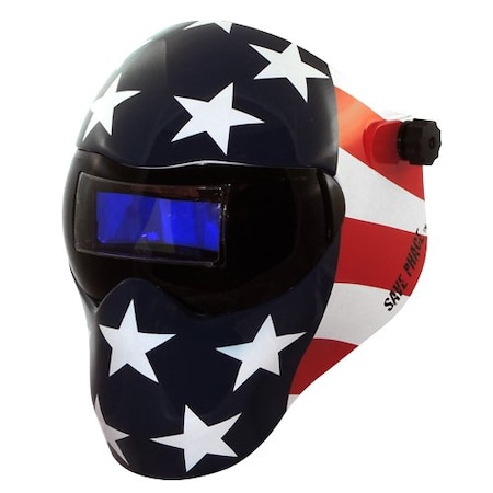 Save Phace Auto-Darkening Welding Helmet - Patriotic Graphic 3012480